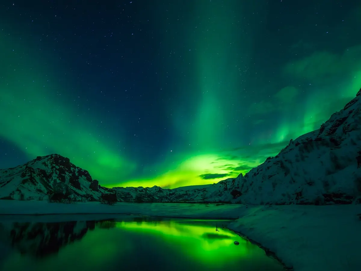 The Northern Lights in Iceland